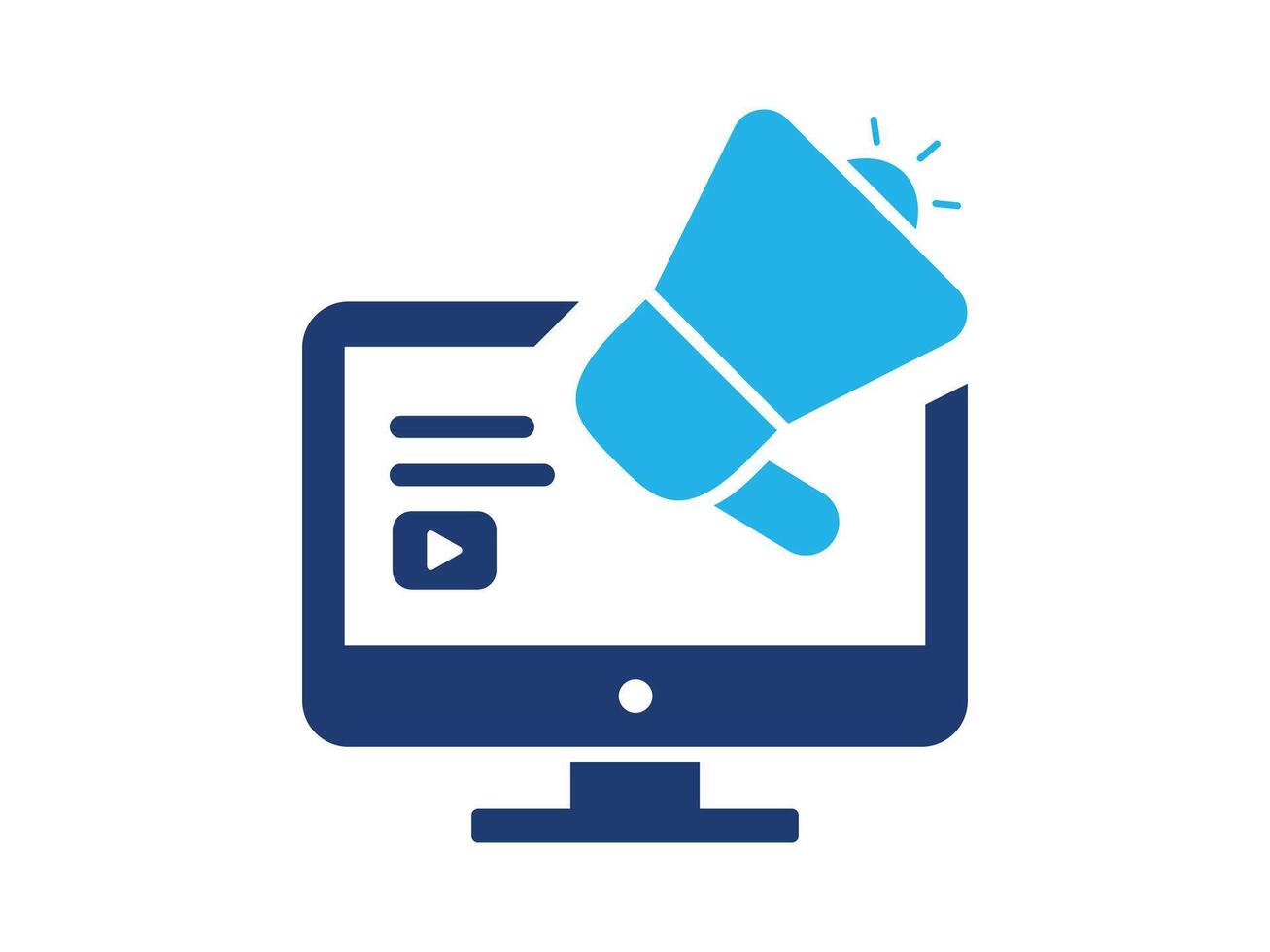 digital marketing icon illustration vector